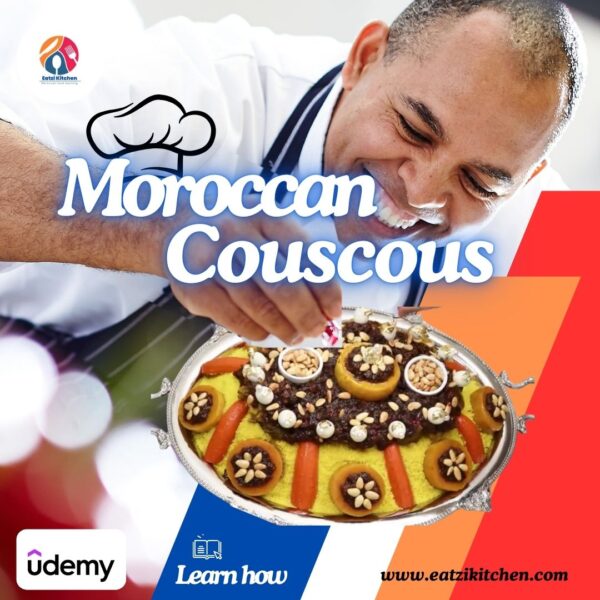 Course to learn how to cook Moroccan couscous (tfaya)